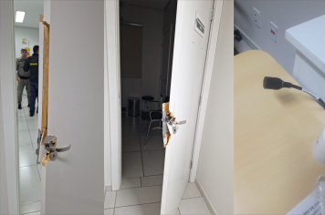 Notebooks são furtados após arrombamento de UBS