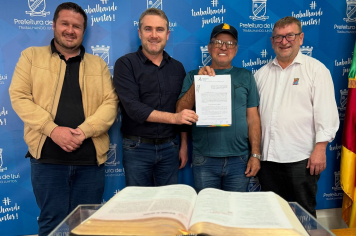 Município cede área para Associação dos Moradores do Bairro Lambari