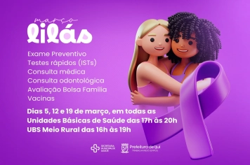 SMS realiza o Março Lilás