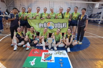 Ijuí Pró-Vôlei é vice-campeão estadual da Liga Gaúcha