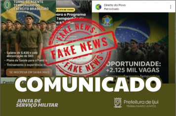 Atenção: Comando da 3ª RM alerta sobre golpes