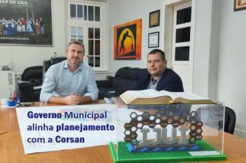 Governo Municipal alinha planejamento com a Corsan