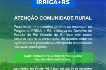 Programa Irriga + RS