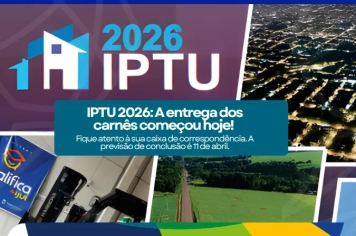 IPTU 2026: Correios iniciam hoje a entrega dos carnês em Ijuí
