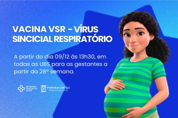SMS abre vacinação contra o vírus Sincicial Respiratório