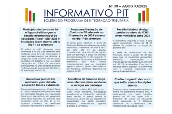 Informativo PIT de agosto de 2025