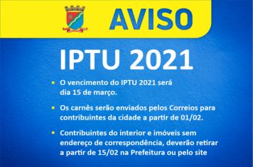 IPTU 2021