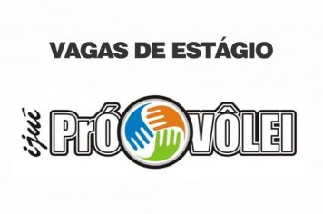 ABERTAS VAGAS DE ESTÁGIO!