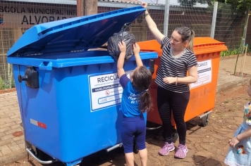 Escola Municipal Infantil Alvorada desenvolve ações de educação ambiental