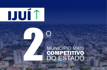 Ijuí é o segundo município mais competitivo do RS