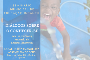 Smed promove o Seminário Municipal de Educação Infantil