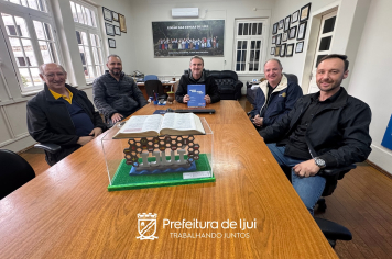 Prefeito Andrei Cossetin recebe visita do Rotary Club Ijuí