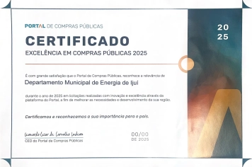 Demei conquista Certificado de Excelência em Compras Públicas 2025