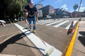 Smodutran Intensifica Trabalhos de Sinalização e Manutenção Viária em Ijuí para o Natal e Fim de Ano