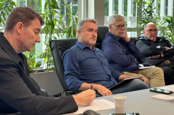 Prefeito Andrei Cossetin participou, na manhã desta terça-feira (14), de mais uma edição do Café com o Prefeito.