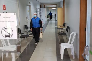 Centro de Triagem em estrutura sanfona