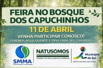 Ijuí promove Feira no Bosque dos Capuchinhos neste sábado com foco em sustentabilidade e adoção animal