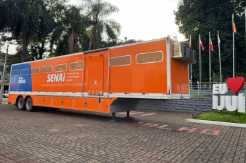 Ijuí recebe unidade móvel do SENAI para curso de refrigeração do programa Qualifica+ Ijuí