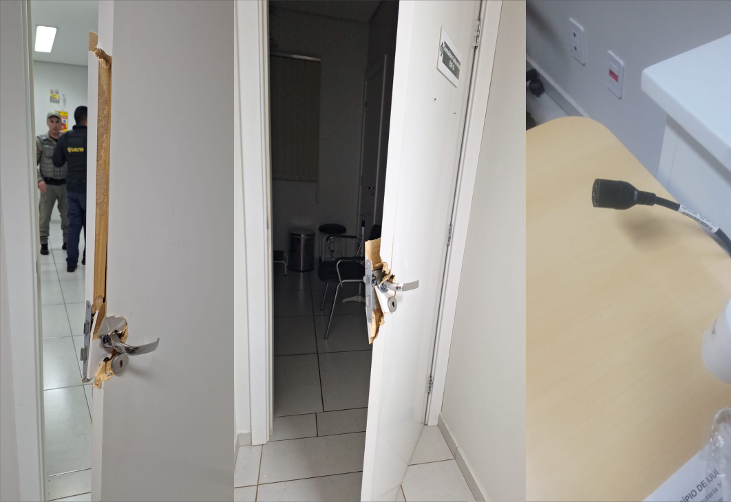 Notebooks são furtados após arrombamento de UBS