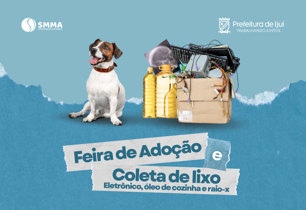 Feira de adoção de animais irá acontecer no próximo sábado