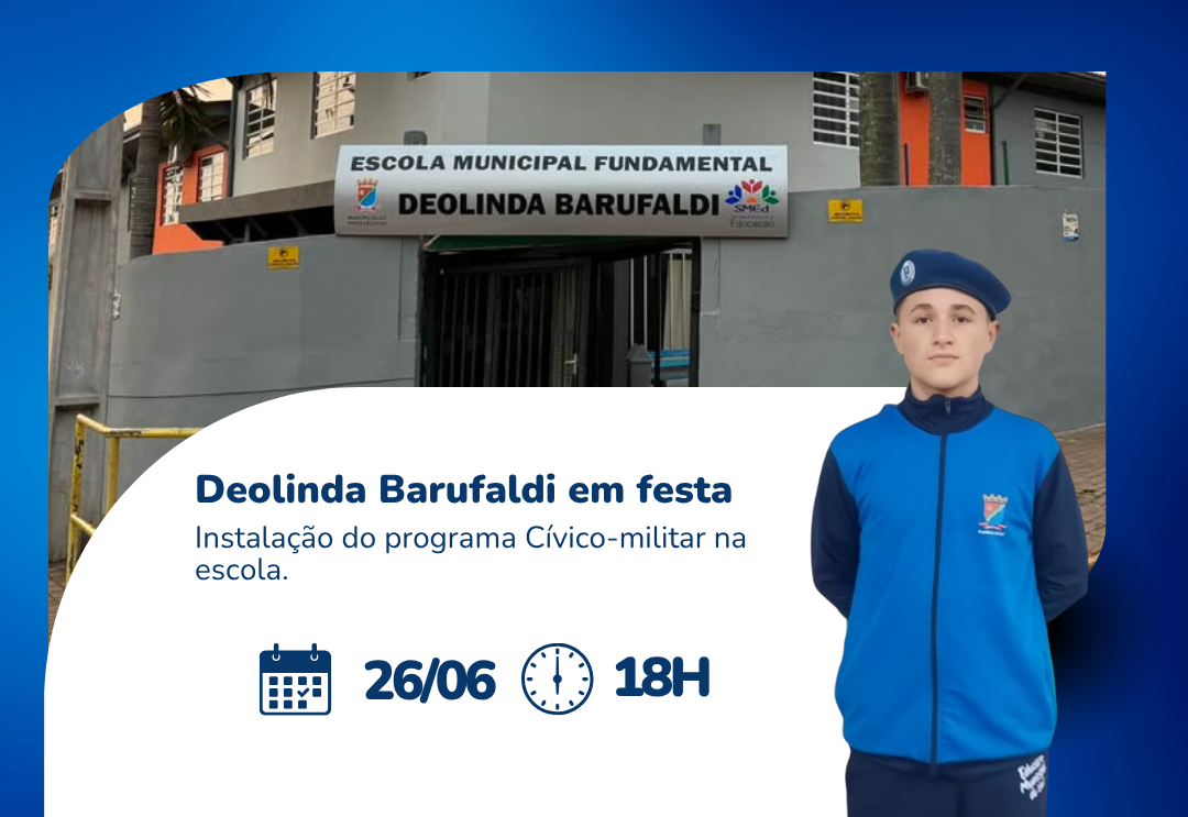 Governo de Ijuí implanta modelo cívico-militar na EMF Deolinda Barufaldi nesta quinta-feira (26)