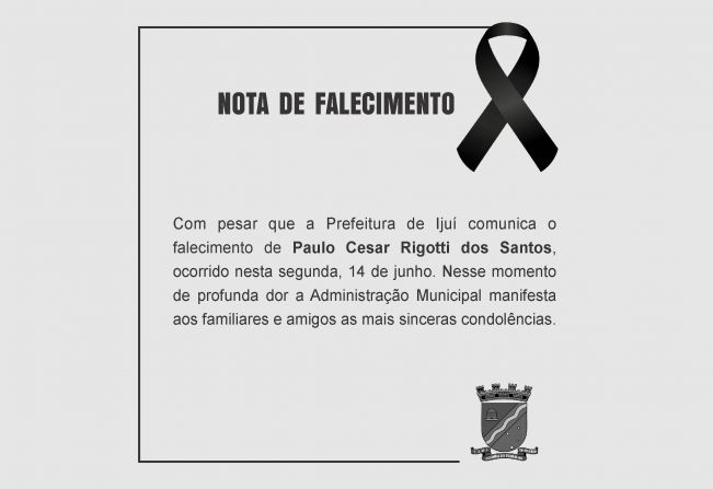 Nota de Falecimento