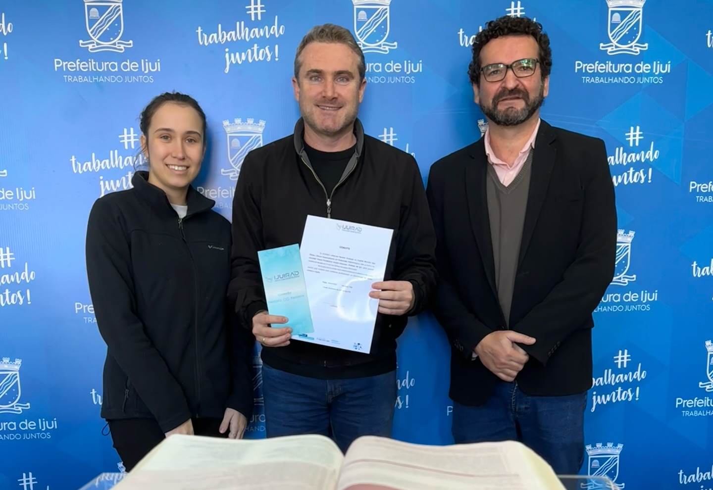 Prefeito recebe vista da IjuiRad