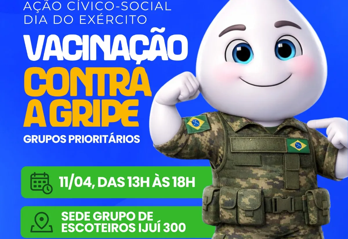 Sábado é dia de vacinação contra a Gripe