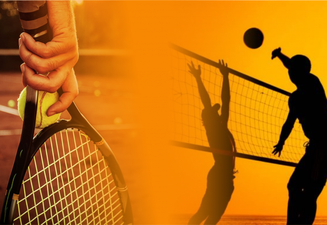 Open de tênis e Vôlei de areia