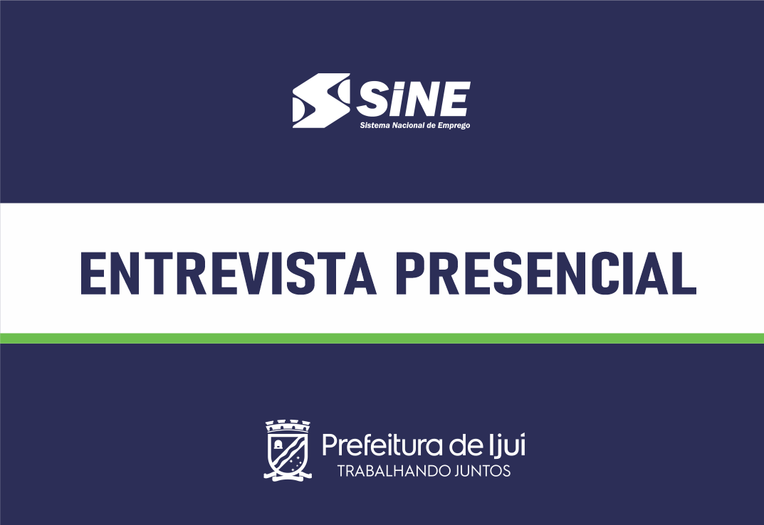Sine terá entrevistas presenciais