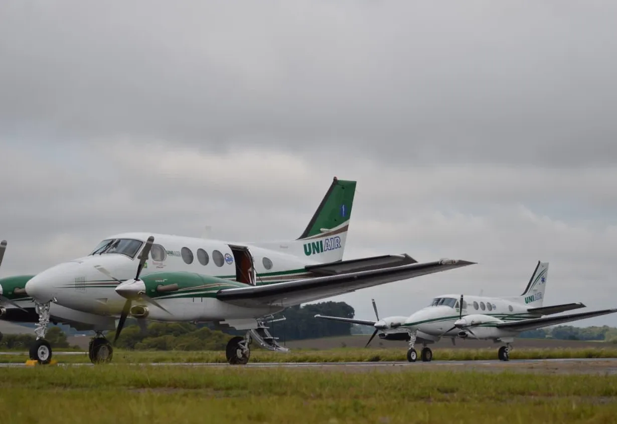 Aeroporto de Ijuí viabiliza operação aeromédica simultânea para transporte de órgãos