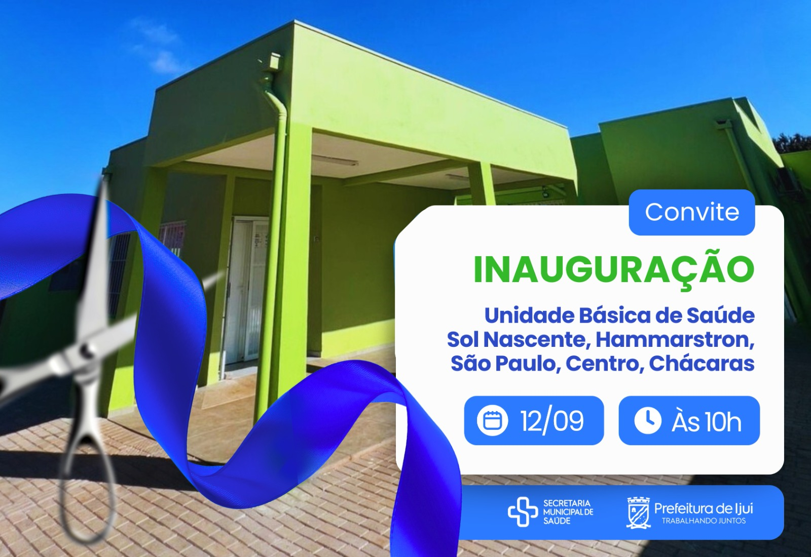 Sexta-feira, será inaugurada oficialmente a nova UBS de Ijuí