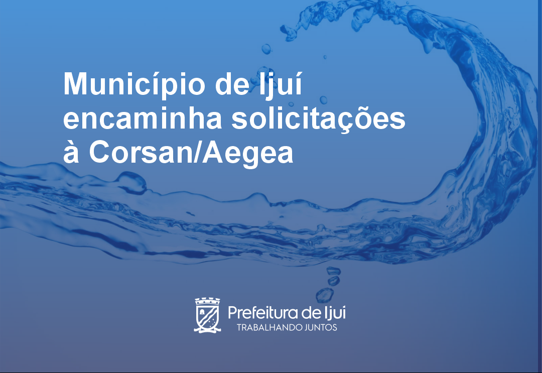Município de Ijuí encaminha solicitações à Corsan/Aegea