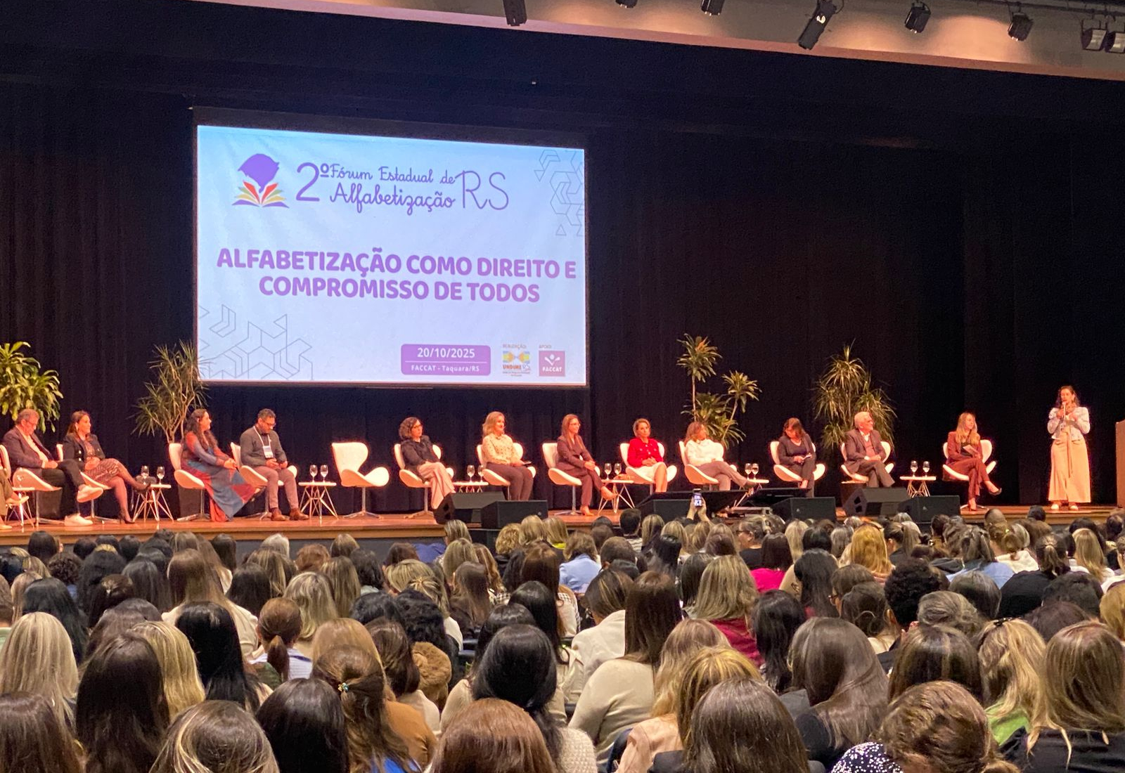 SMED participa do 2º Fórum Estadual de Alfabetização no RS