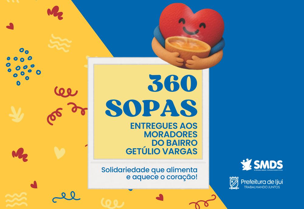 Sabor que Aquece entrega 360 sopas no bairro Getúlio Vargas