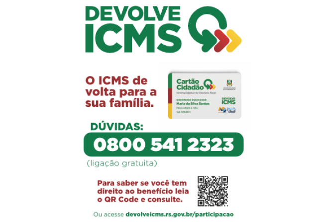 Saiba mais sobre o Programa Devolve ICMS do RS