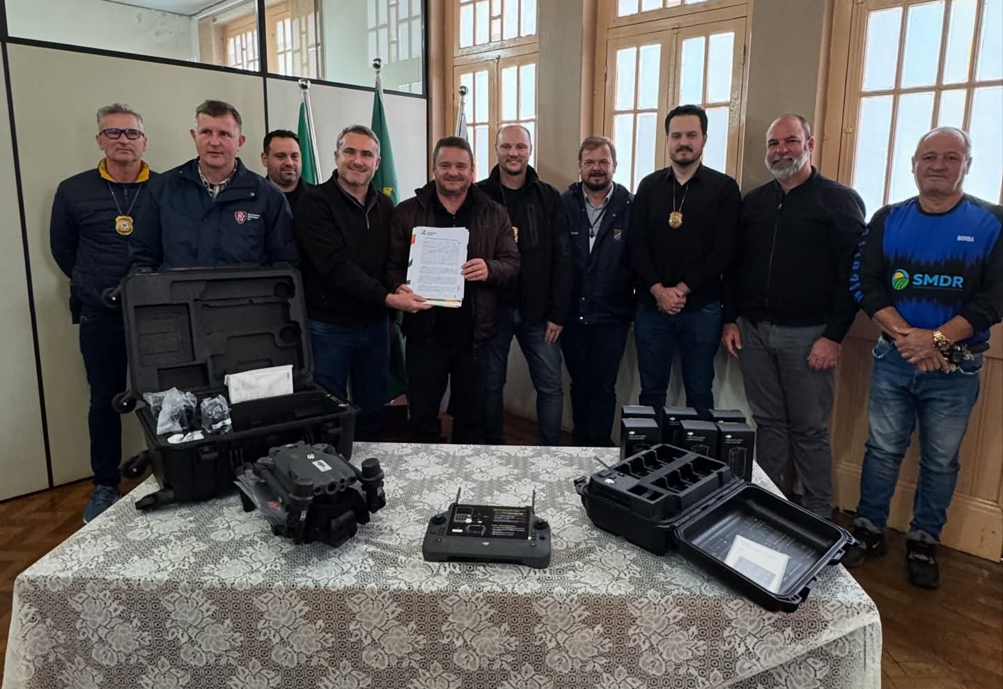 Governo Municipal entrega drone para a Polícia Civil