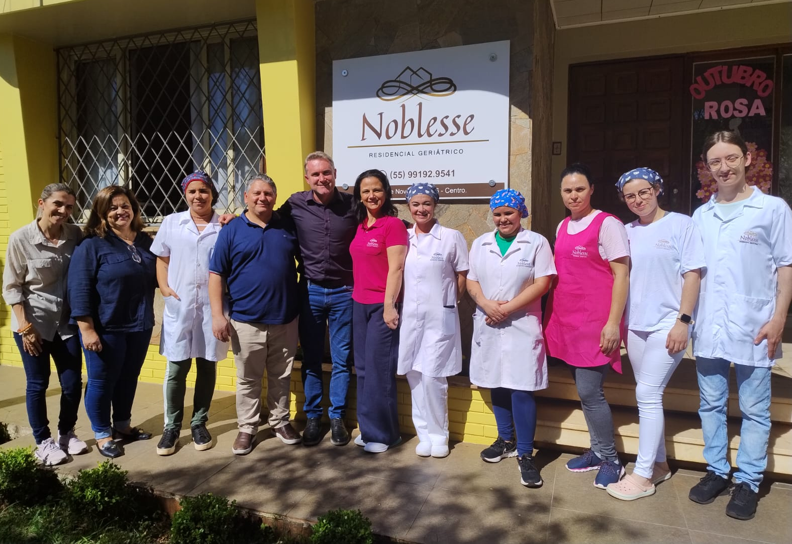 Prefeito visita Residencial Geriátrico Noblesse