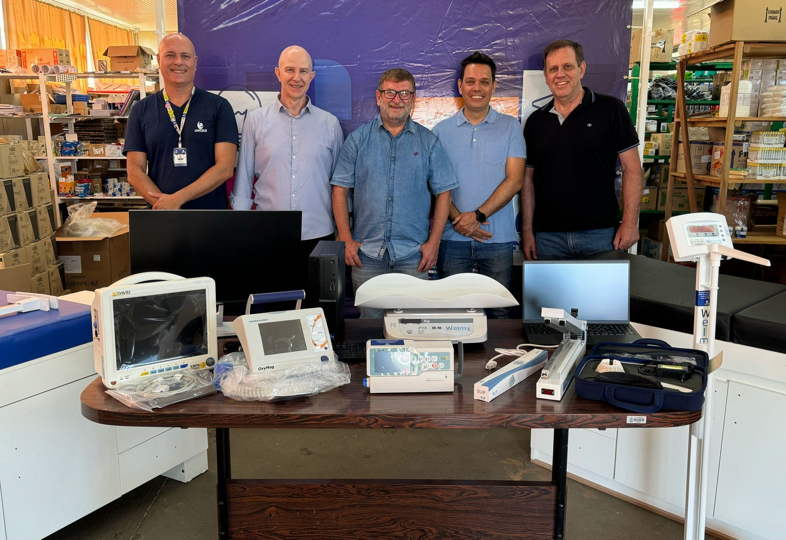 Poder Executivo recebe da Unijuí o último repasse de equipamentos para a saúde