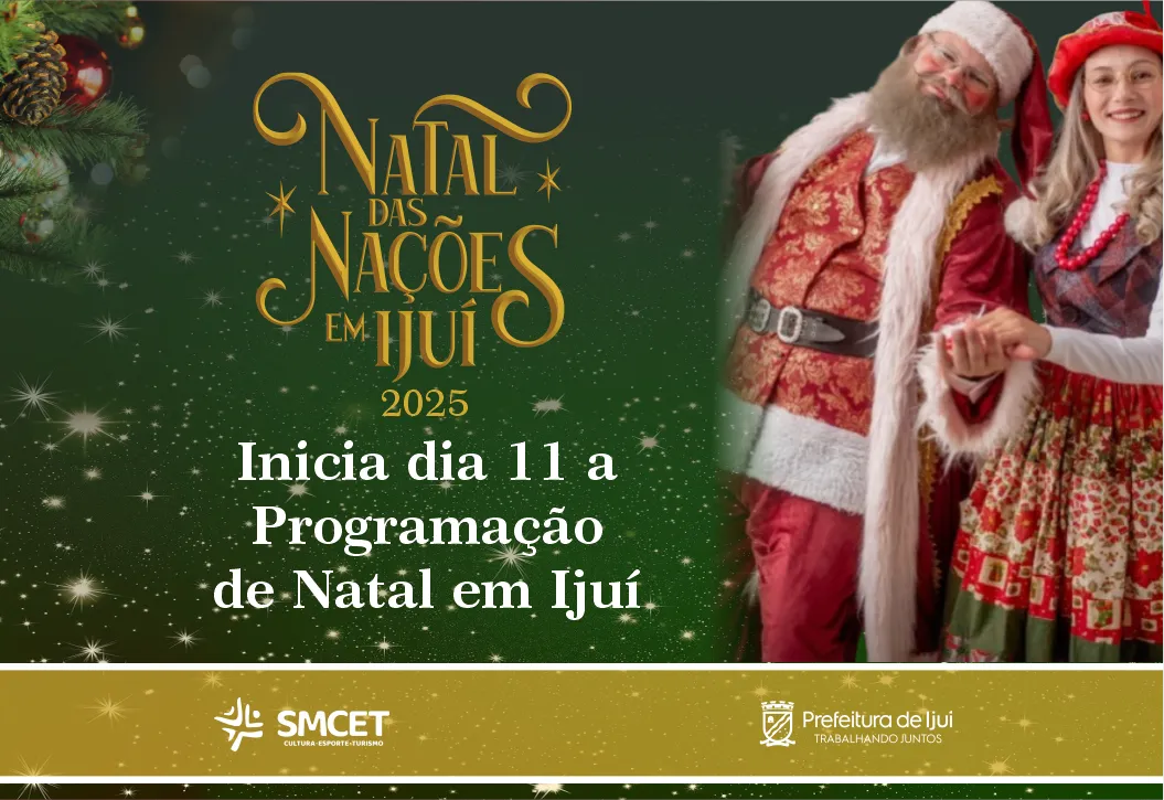 Apresentações de artistas locais abrem a Programação Natalina em Ijuí