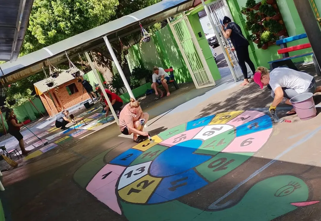 EMF Davi Canabarro prepara escola para recepção dos estudantes