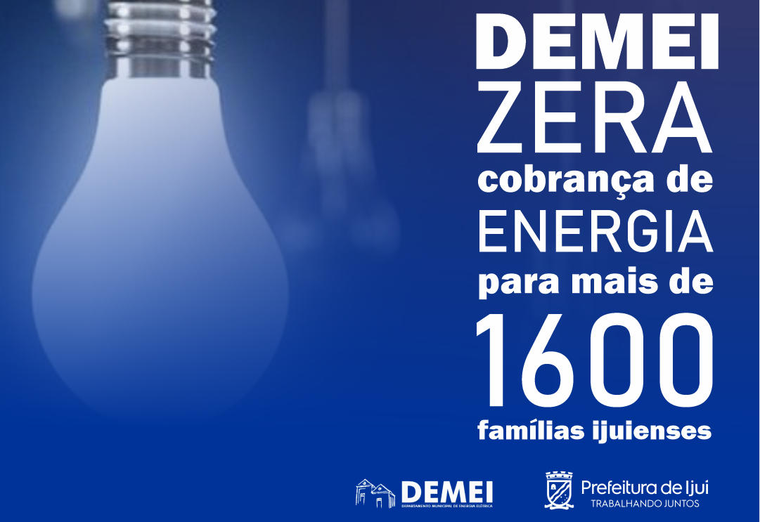 DEMEI zera a tarifa de energia para mais de 1600 famílias