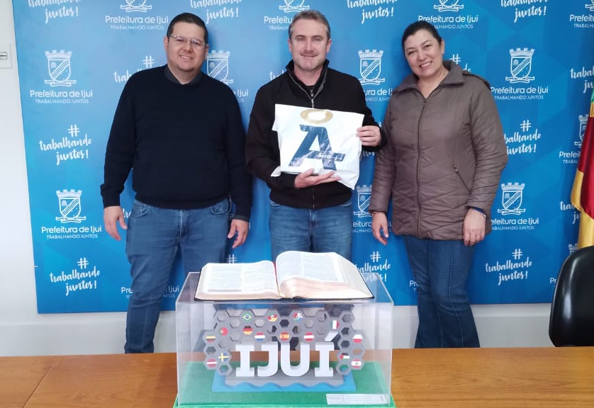 Prefeito Andrei Cossetin recebe visita de empresários