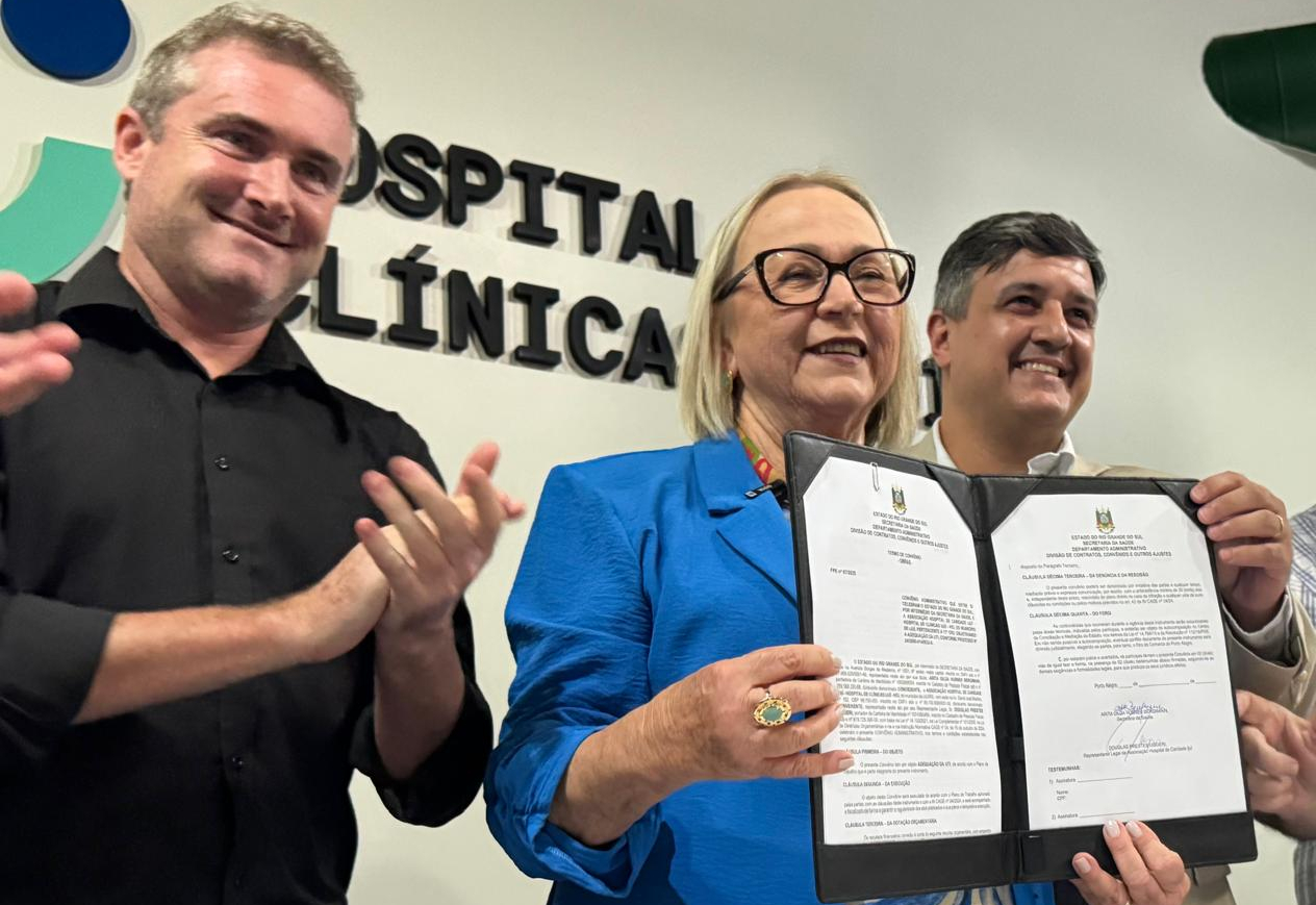 Prefeito participa de assinatura de convênio do Programa Avançar Mais no HCI