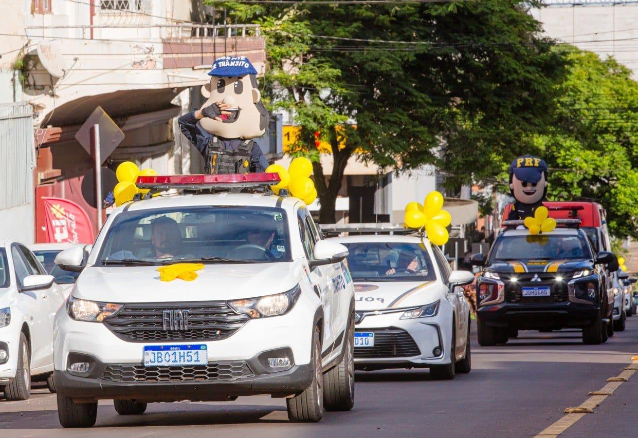 Smodutran e Coordenadoria de Trânsito promovem Carreata do Maio Amarelo