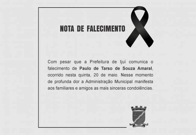 Nota de falecimento