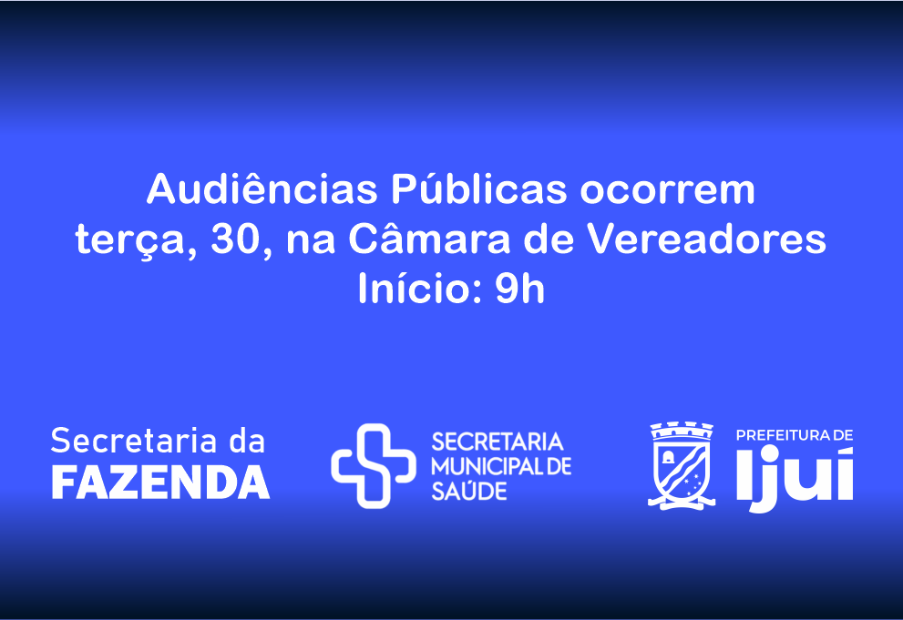 Audiência Pública ocorre amanhã na Câmara