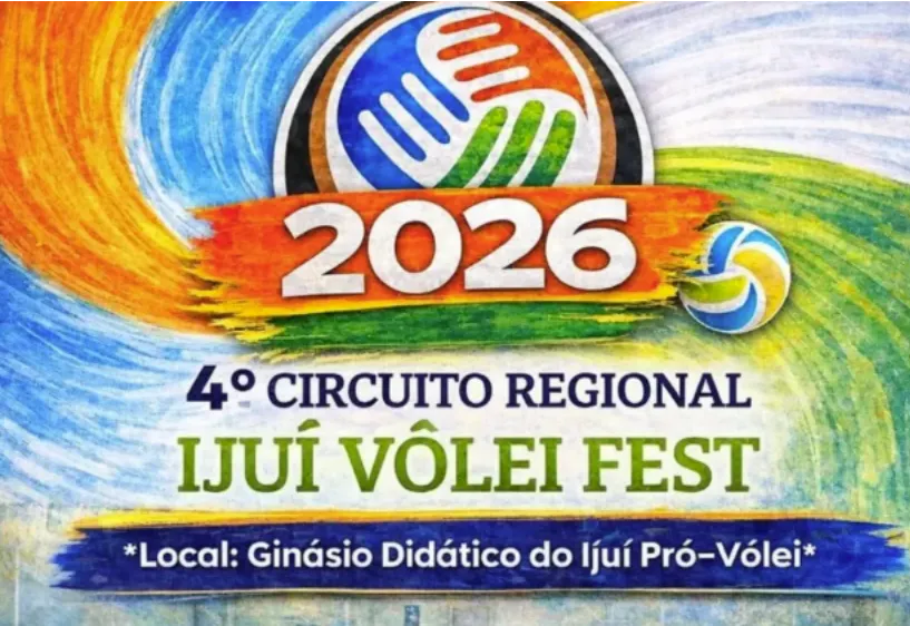 Ijuí Vôlei Fest acontece neste sábado, dia 18
