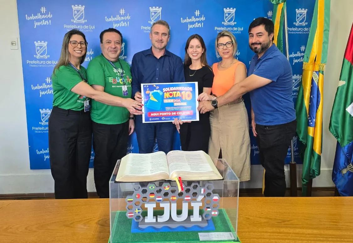 Governo de Ijuí lança campanha Solidariedade Nota 10 para arrecadação de materiais escolares