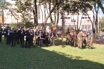 Foto - Chegada do Fogo Simbólico da Pátria